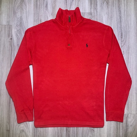 Vintage Ralph Lauren Polo 1/4 Zip Sweater - Picture 1 of 5